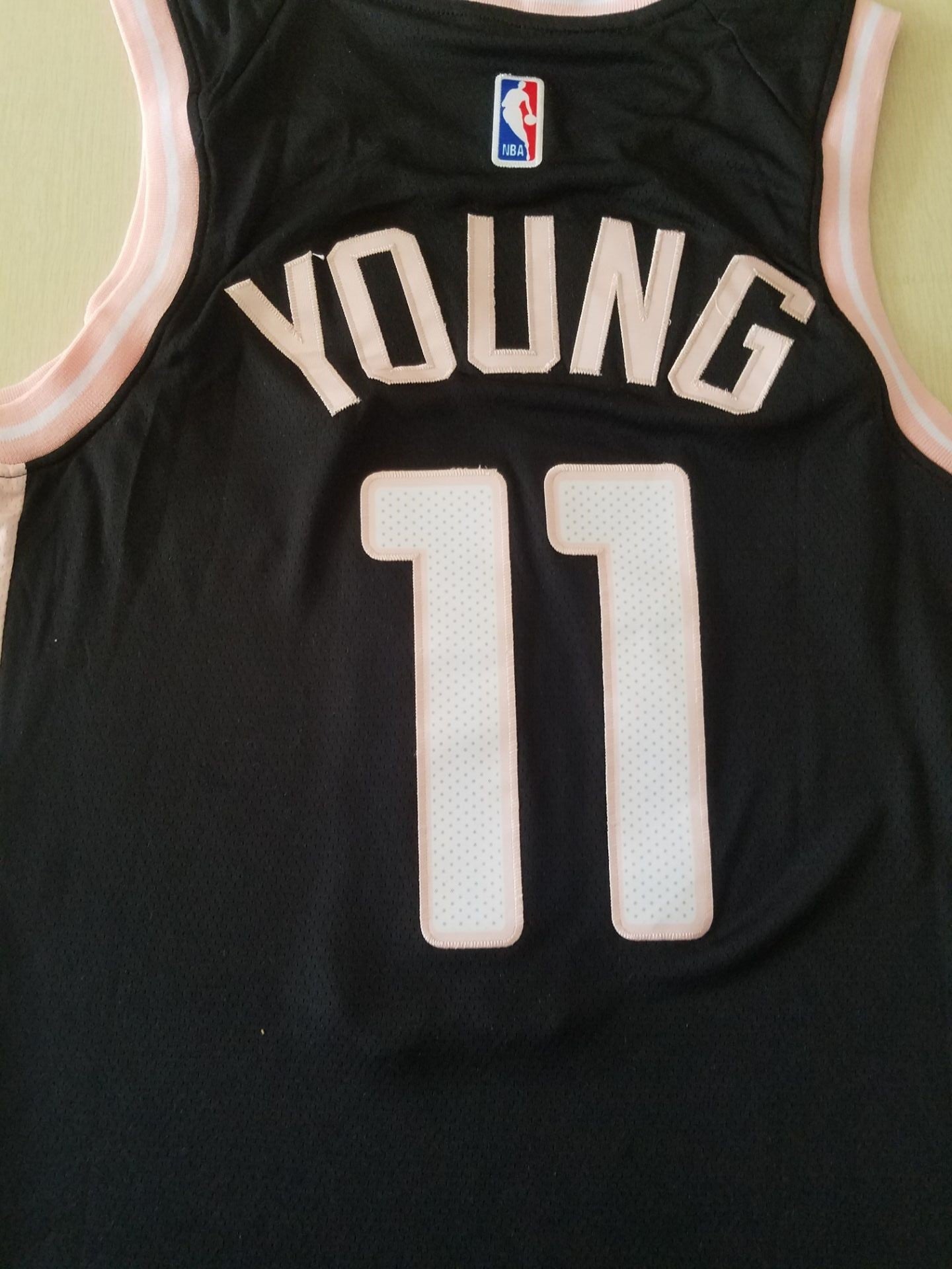 Men's Atlanta Hawks Trae Young #11 NBA Black Swingman Jersey