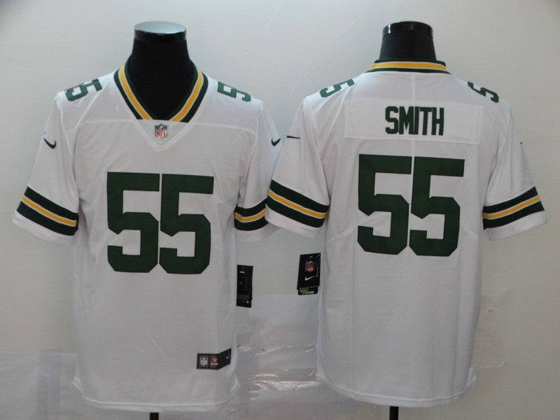 Men's Green Bay Packers Za'Darius Smith #55 White Game Jersey