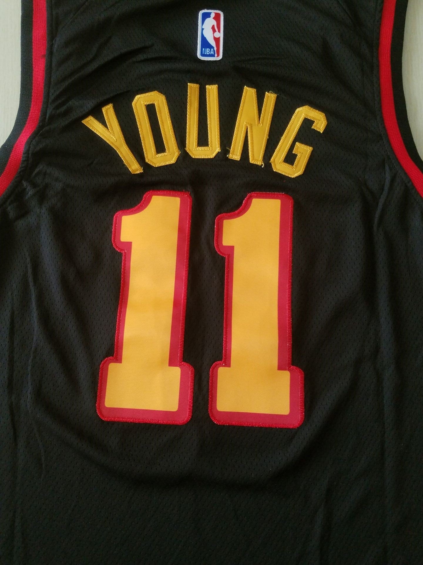 Men's Atlanta Hawks Trae Young #11 Black 2020/21 Swingman Jersey