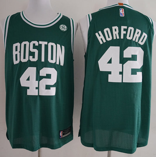 Men's Boston Celtics Al Horford #42 NBA Green Game Jersey