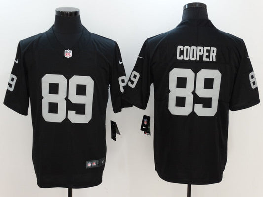 Men's Las Vegas Raiders Amari Cooper #89 Black Game Jersey