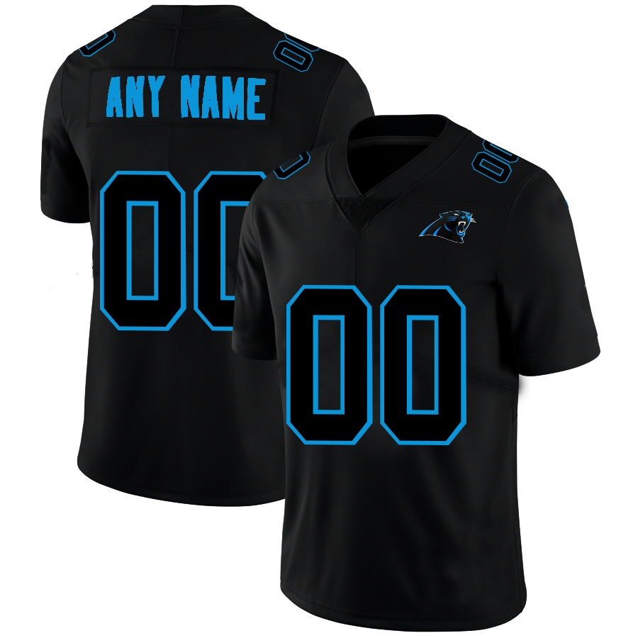 Custom Carolina Panthers Football Jerseys American Black Stitched Name And Number Size S to 6XL Christmas Birthday Gift