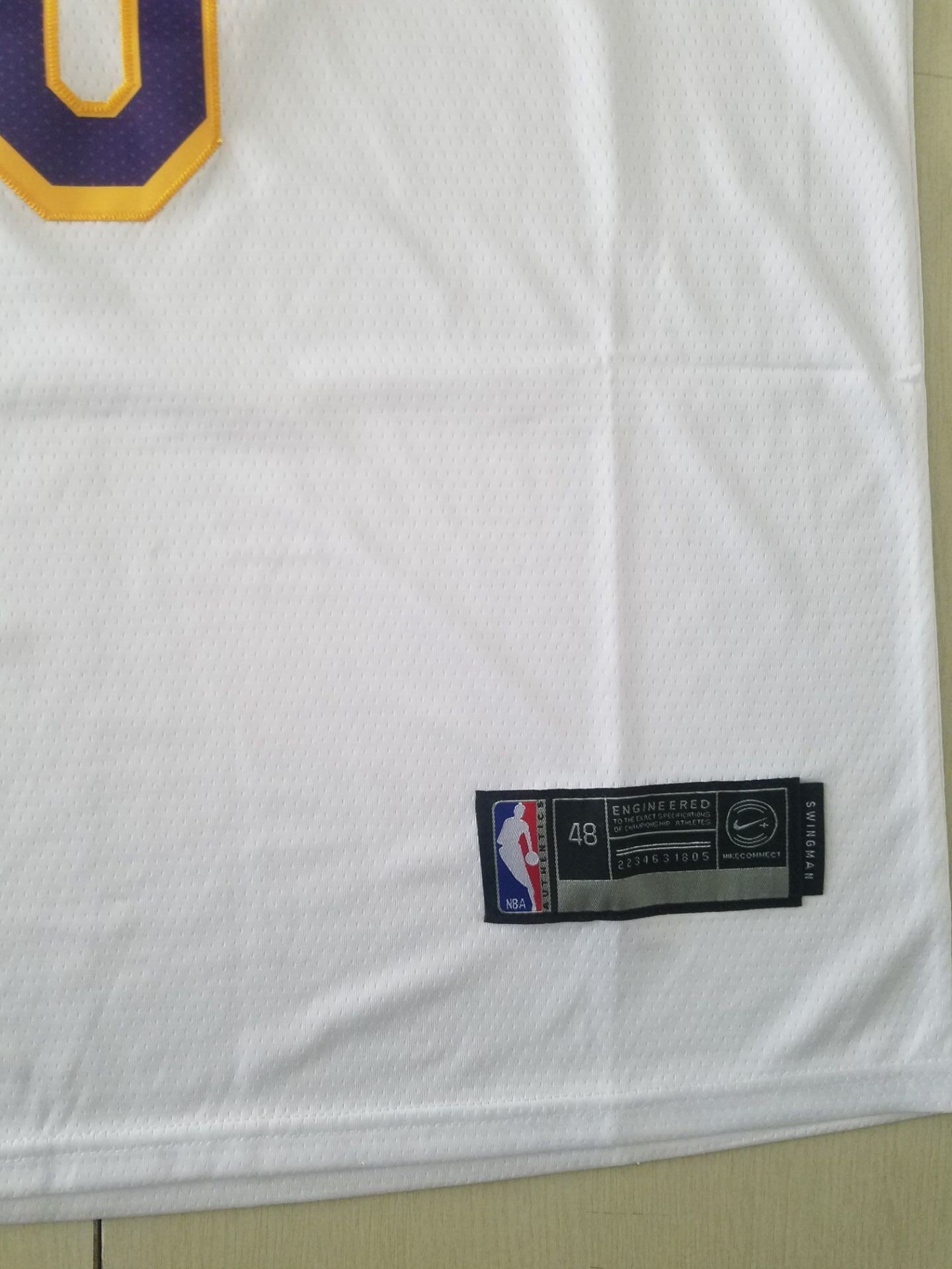 Men's Los Angeles Lakers Russell Westbrook #0 NBA White 2020/21 Swingman Jersey