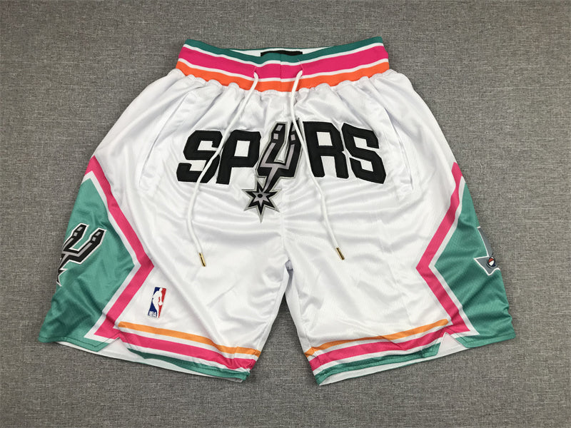 Men's San Antonio Spurs White City Edition Basketball Shorts