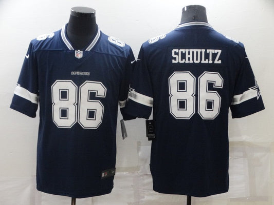 Men's Dallas Cowboys Dalton Schultz #86 Navy Game Jersey