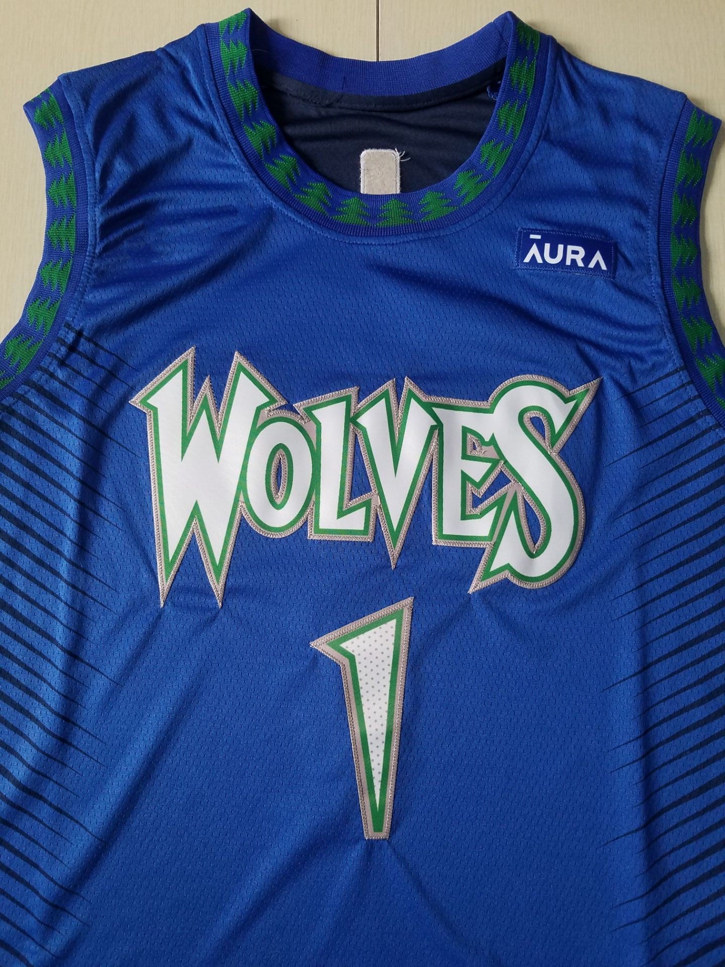 Men's Minnesota Timberwolves Anthony Edwards Blue/Navy Swingman Jersey