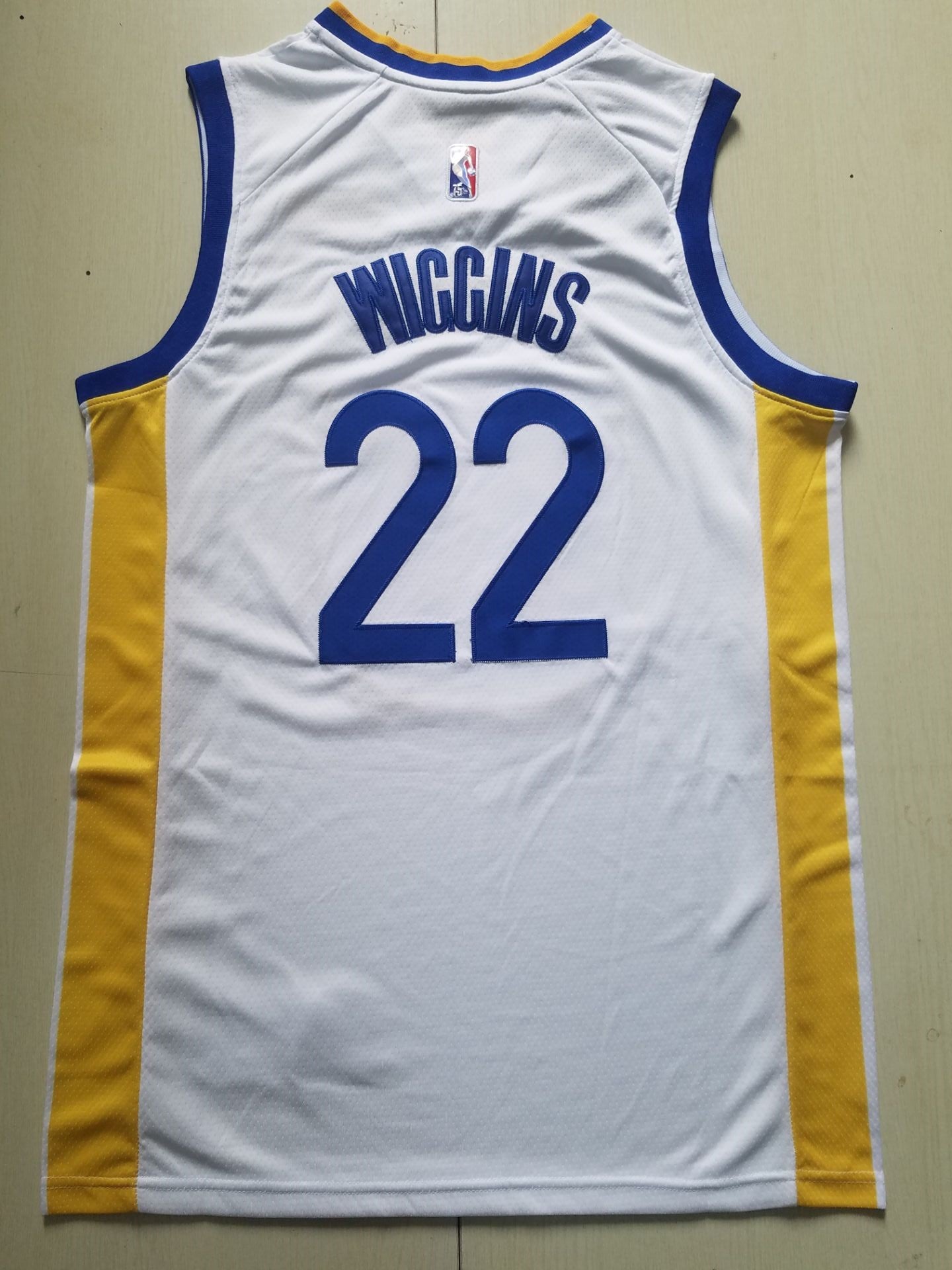 Men's Golden State Warriors Andrew Wiggins #22 White Player Jersey