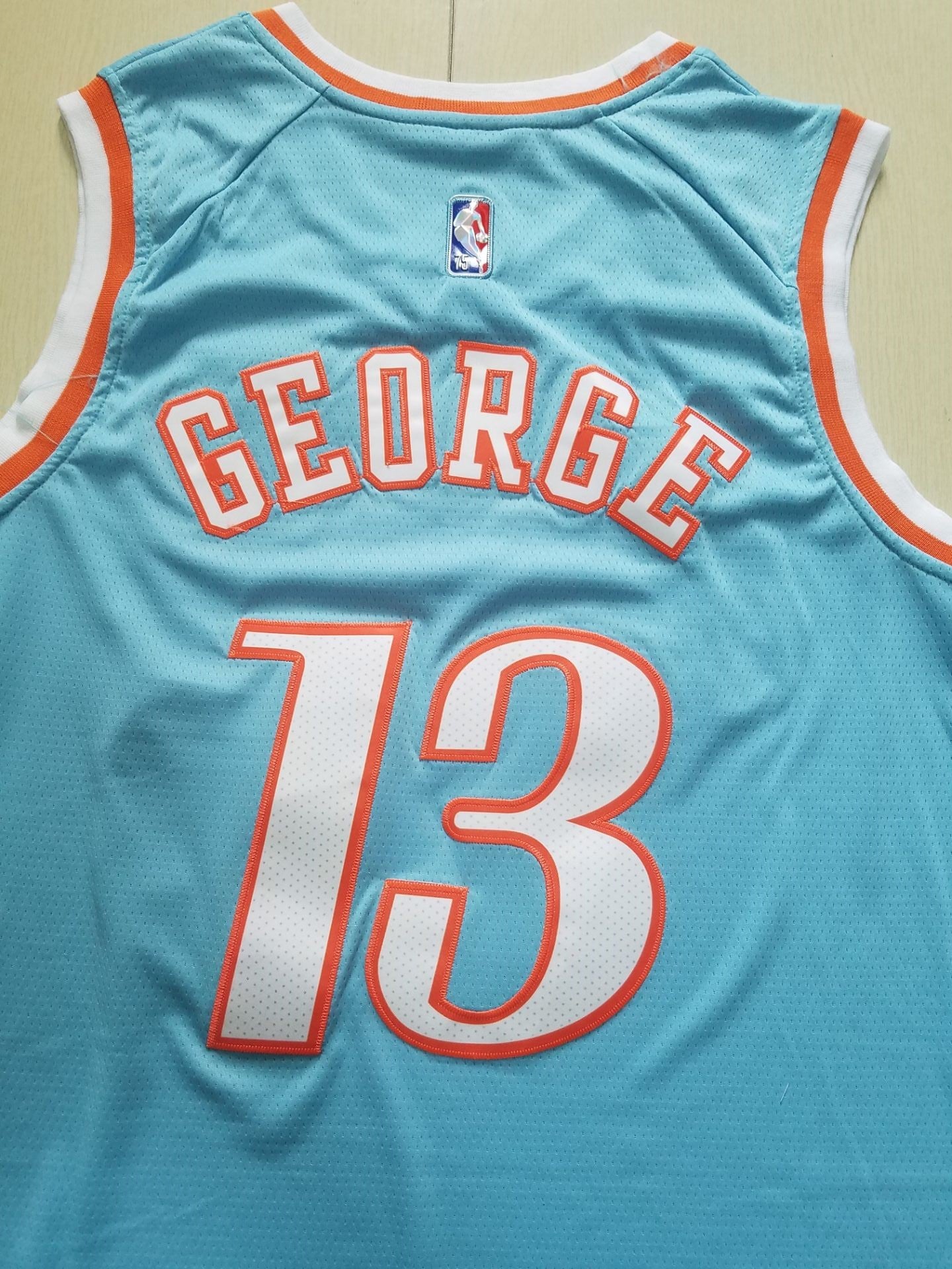 Men's LA Clippers Paul George Blue 2021/22 Swingman Jersey - City Edition