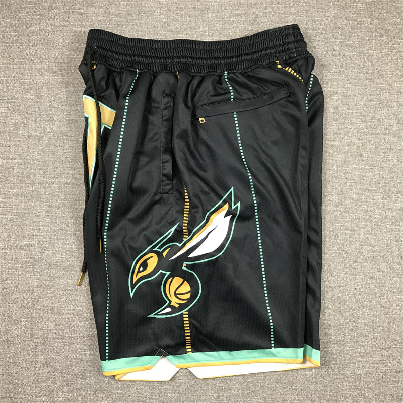 Men's Charlotte Hornets Black 2022/23 City Edition Basketball Shorts