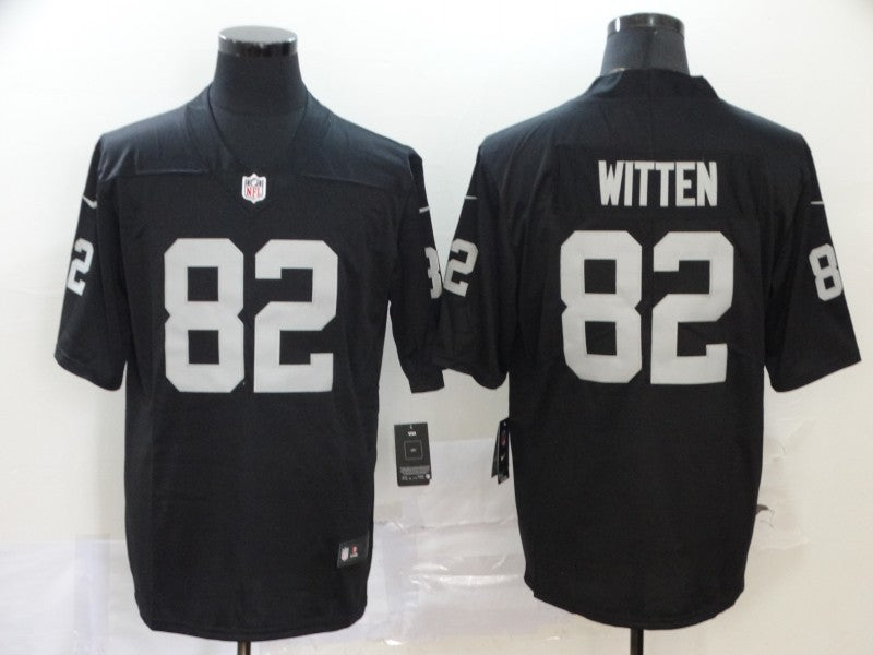 Men's Las Vegas Raiders Jason Witten #82 Black Game Jersey