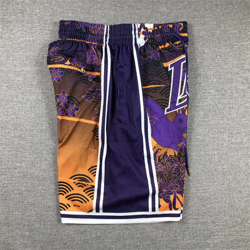 Men's Los Angeles Lakers Year of Rabbit Edition Pocket Shorts