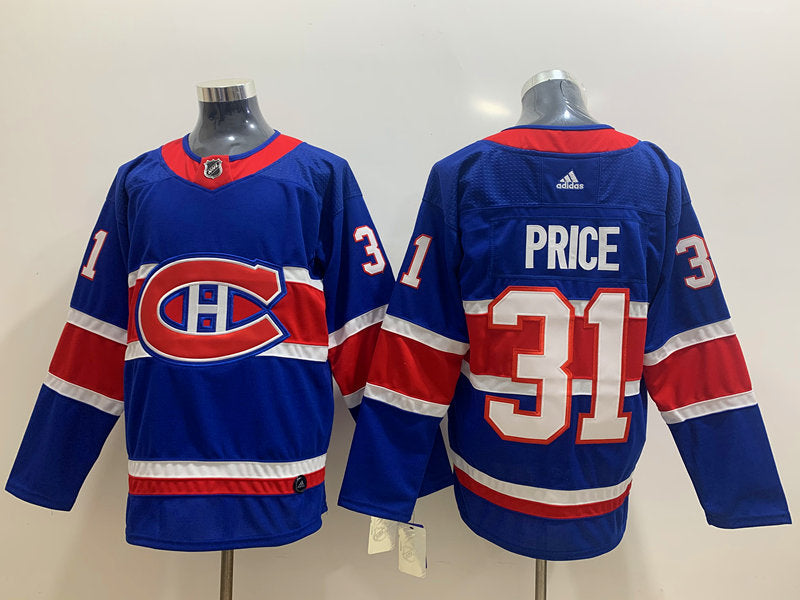 Men's Montreal Canadiens Carey Price #31 Blue Player Game Jersey