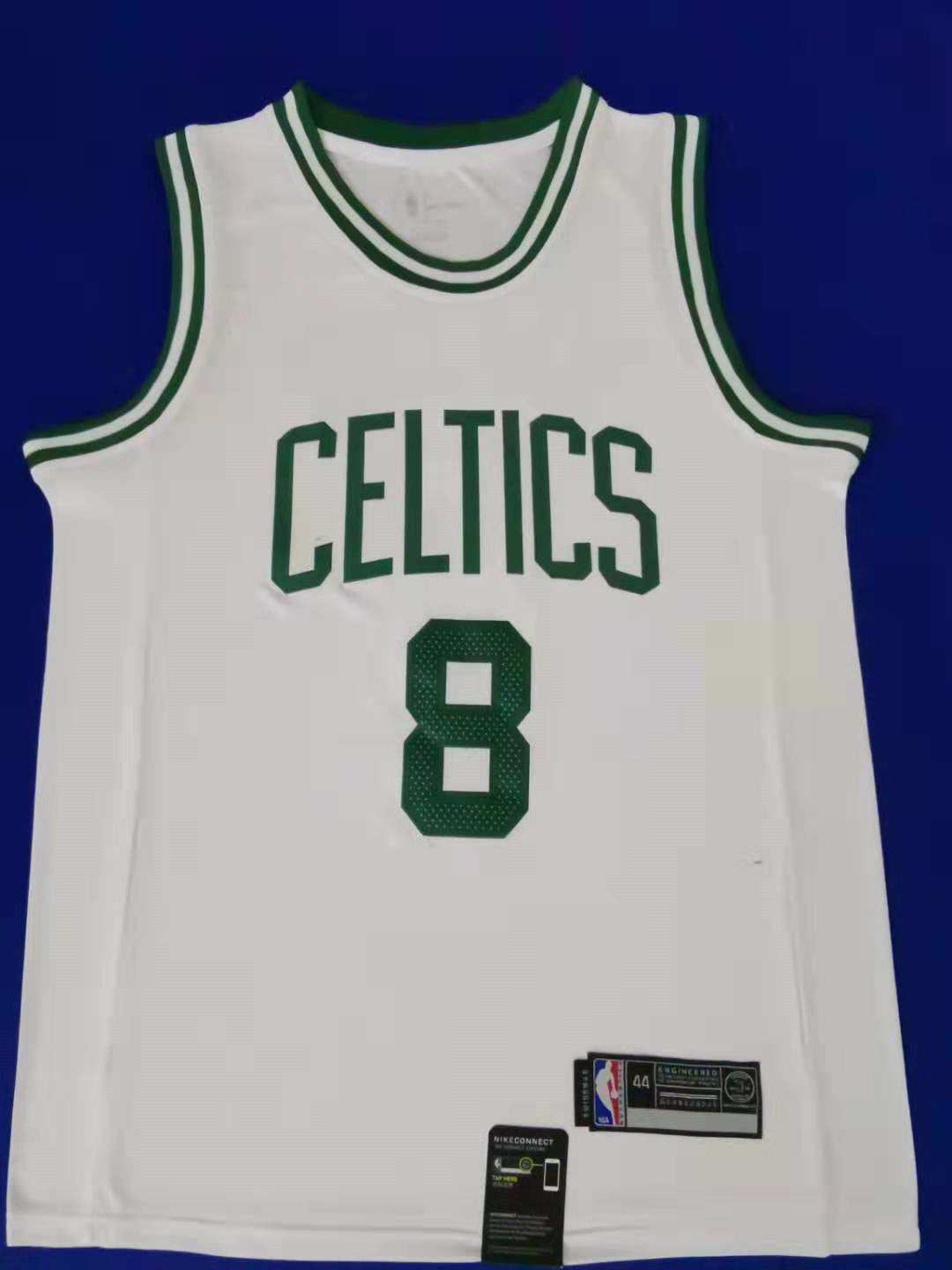 Men's Boston Celtics Kemba Walker #8 NBA White Game Jersey