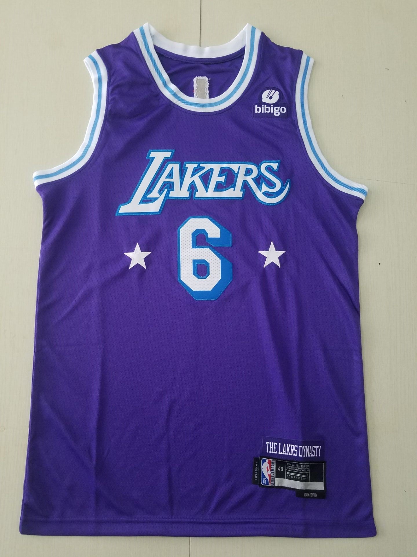 Men's Los Angeles Lakers LeBron James Purple Swingman Jersey - City Edition