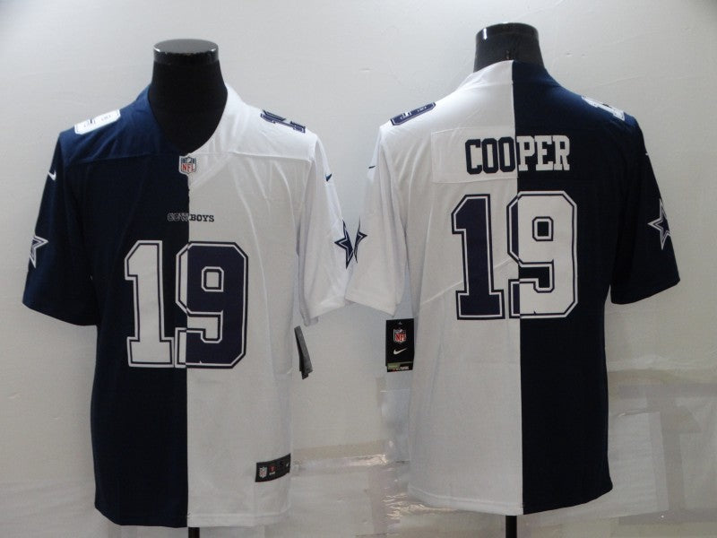 Men's Dallas Cowboys Amari Cooper #19 Navy/White Game Jersey