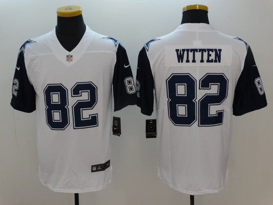 Men's Dallas Cowboys Jason Witten #82 White Game Jersey