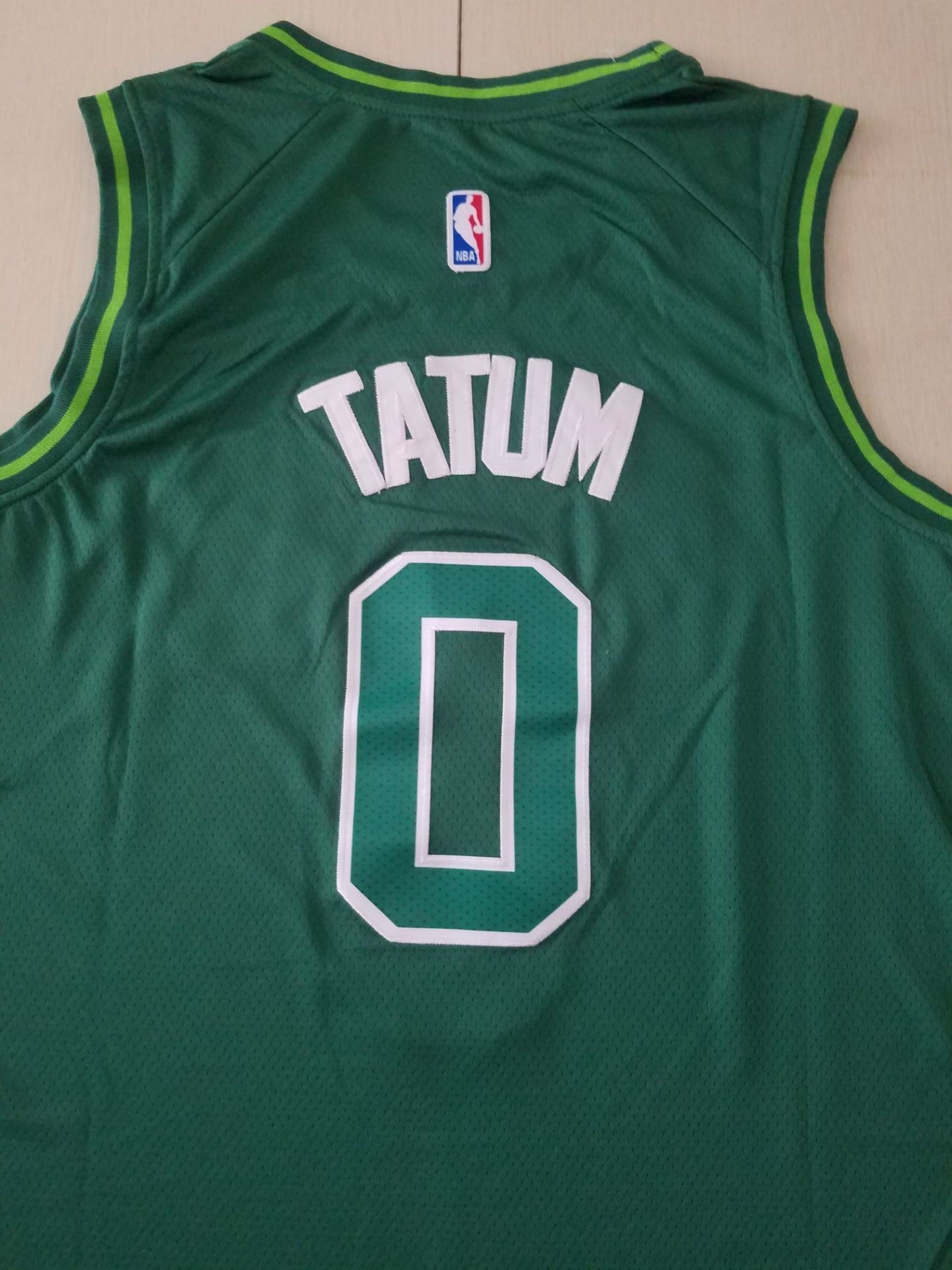 Men's Boston Celtics Jayson Tatum #0 Green Swingman Player Jersey