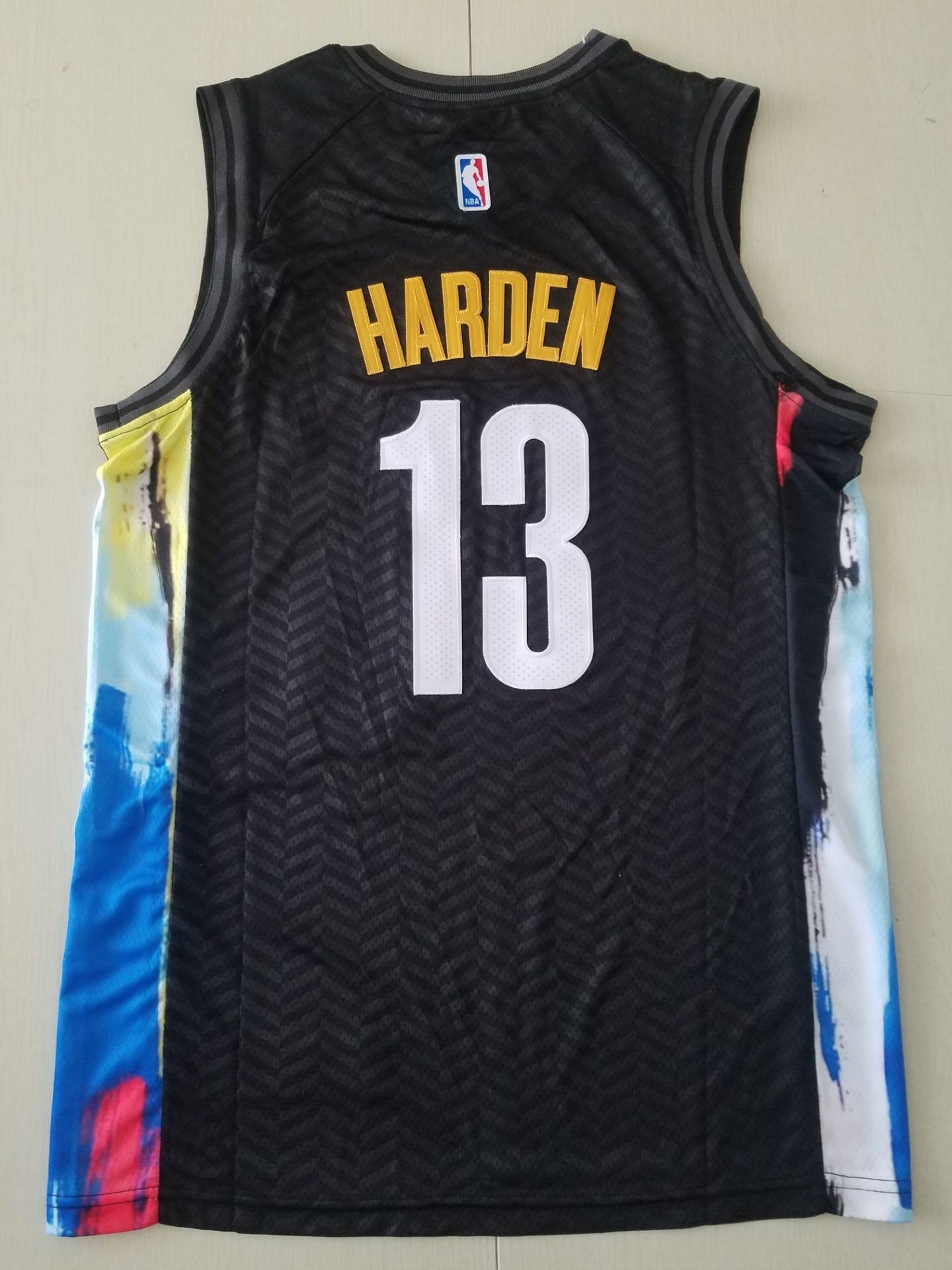 Men's Brooklyn Nets James Harden Black 2020/21 Fashion Jersey - City Edition