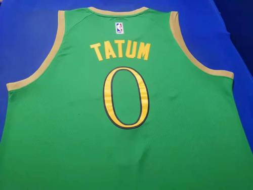 Men's Boston Celtics Jayson Tatum #0 NBA Swingman Jersey - Retro Green