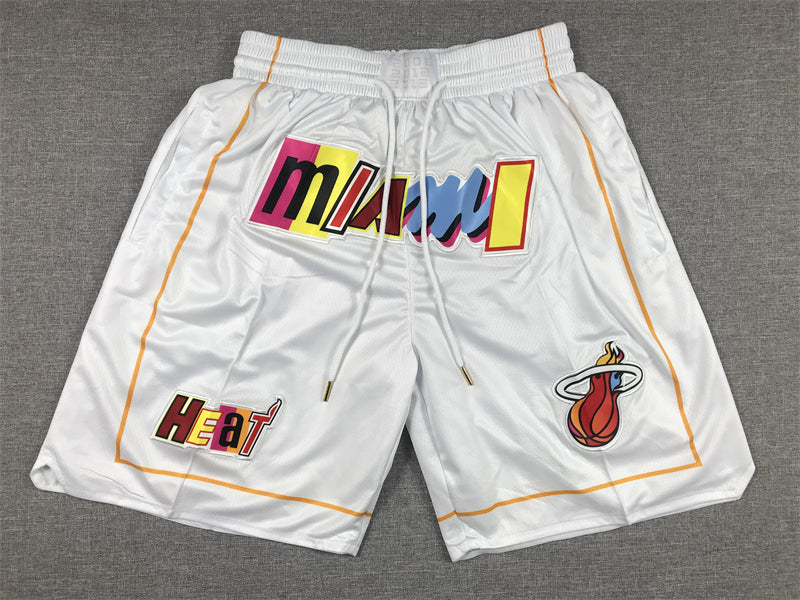 Men's Miami Heat White 2022/23 City Edition Basketball Shorts