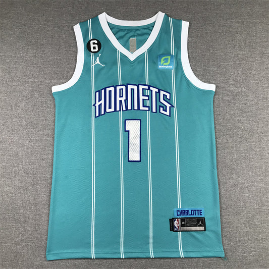 Men's Charlotte Hornets LaMelo Ball #1 Teal 2022/23 Swingman Jersey - Icon Edition