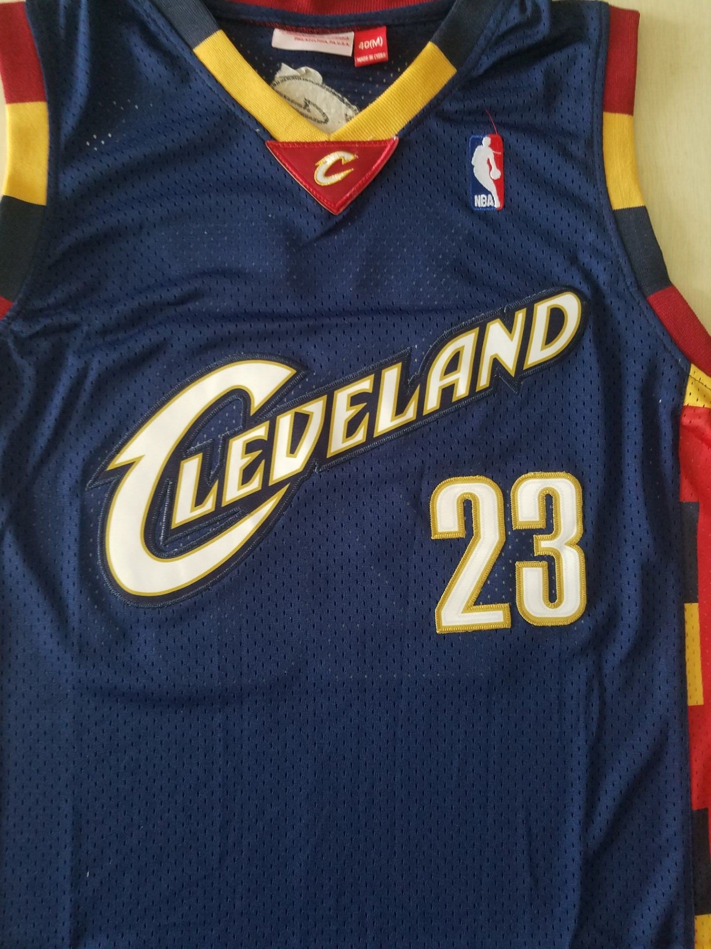 Men's Cleveland Cavaliers LeBron James 2008-09 Hardwood Classics Player Jersey