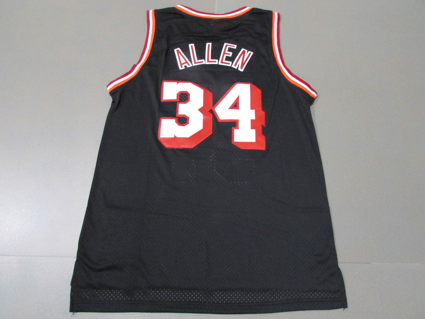 Men's Miami Heat Ray Allen Black 2012-13 Hardwood Classics Swingman Jersey