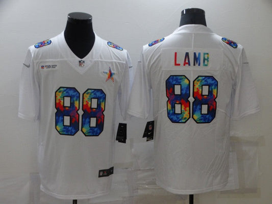 Men's Dallas Cowboys #88 CeeDee Lamb White Game Jersey