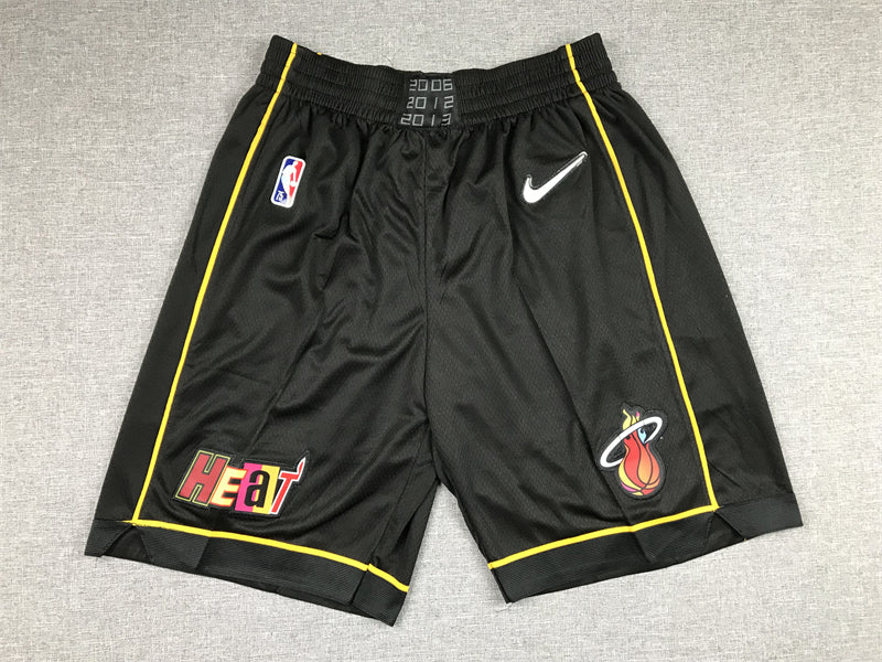 Men's Miami Heat Black City Edition Basketball Shorts