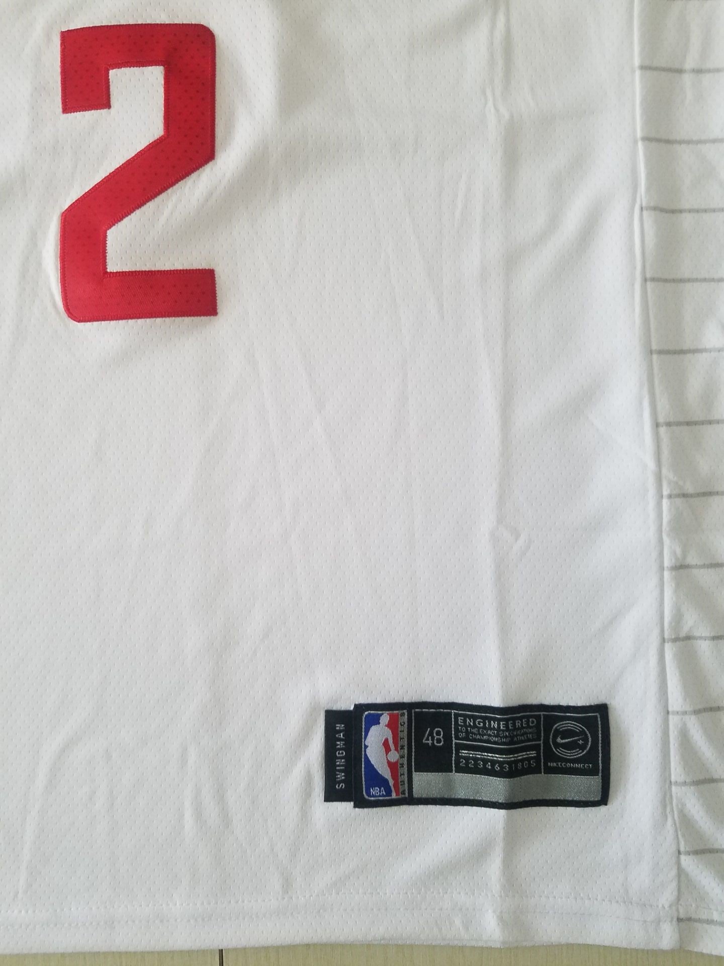 Men's LA Clippers Kawhi Leonard #2 NBA White Player Jersey