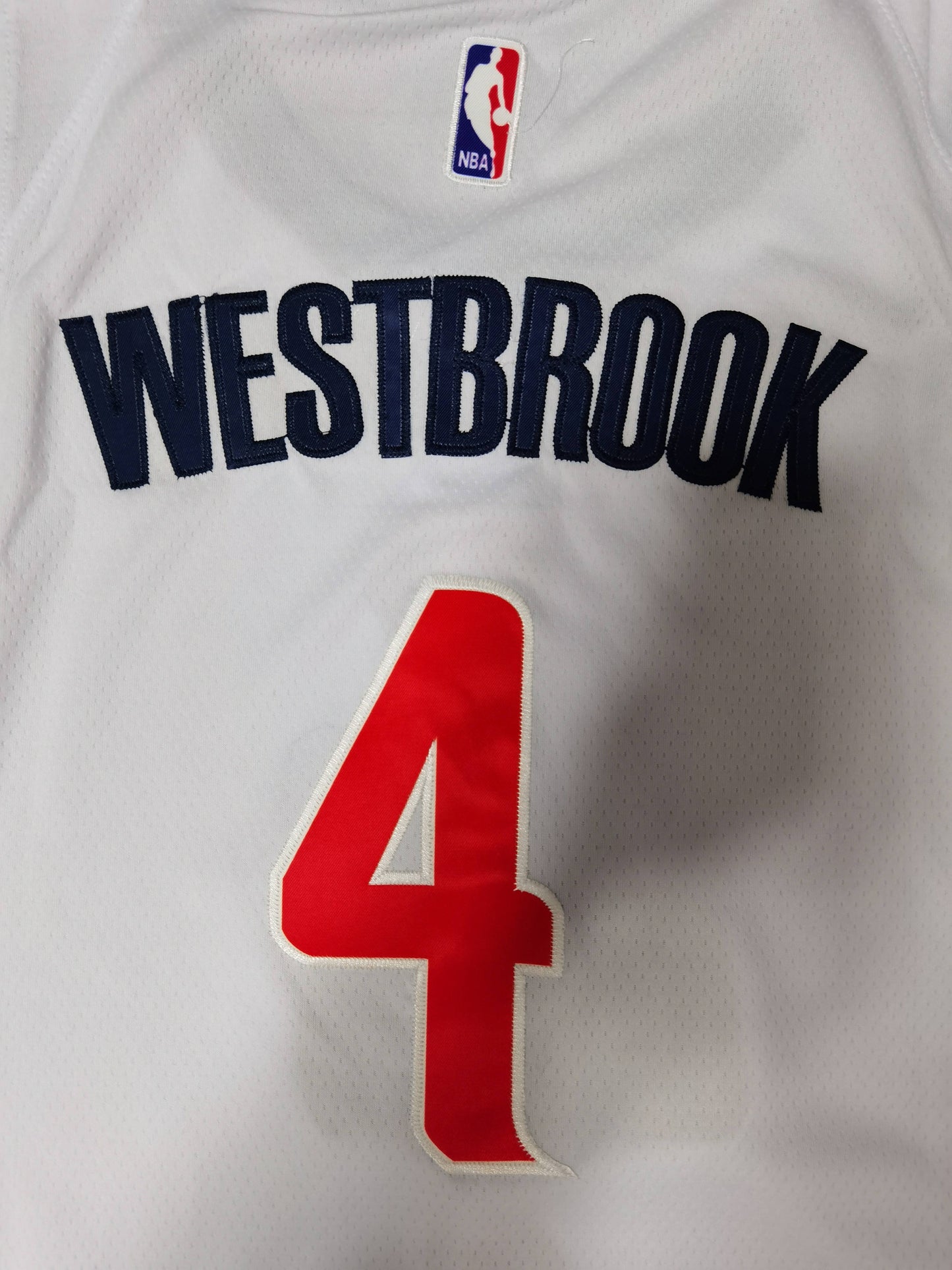 Men's Washington Wizards Russell Westbrook White Swingman Jersey - City Edition