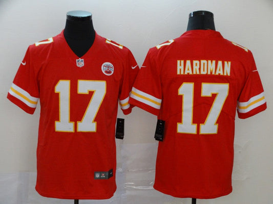 Men's Kansas City Chiefs Mecole Hardman Jr. #17 Red Game Jersey