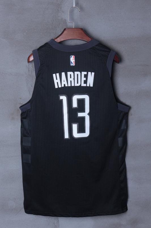 Men's Houston Rockets James Harden #13 NBA Black Player Replica Jersey