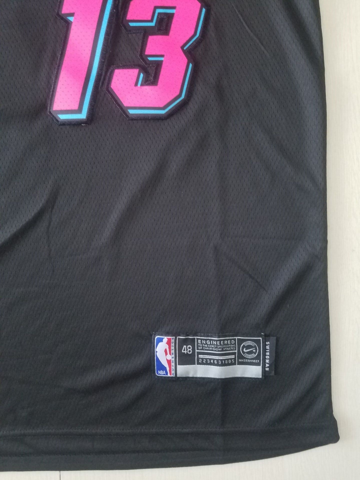 Men's Miami Heat Bam Adebayo #13 Black Swingman Player Jersey