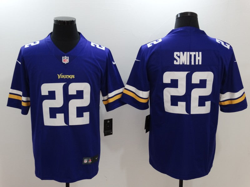 Men's Minnesota Vikings Harrison Smith #22 Purple Game Jersey