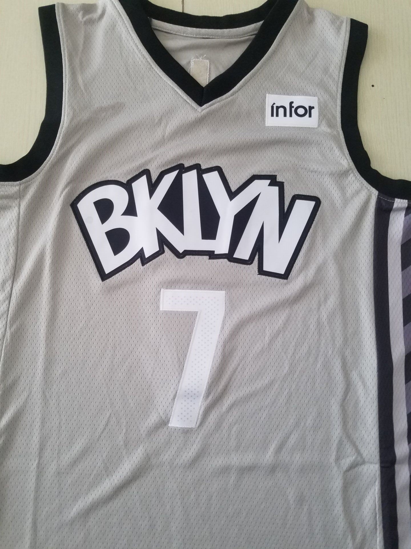 Men's Brooklyn Nets Kevin Durant Gray 2019 Fast Break Player Movement Jersey