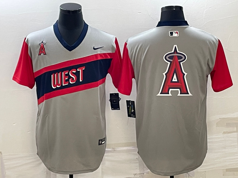 Men's Los Angeles Angels Gray Replica Player Jersey