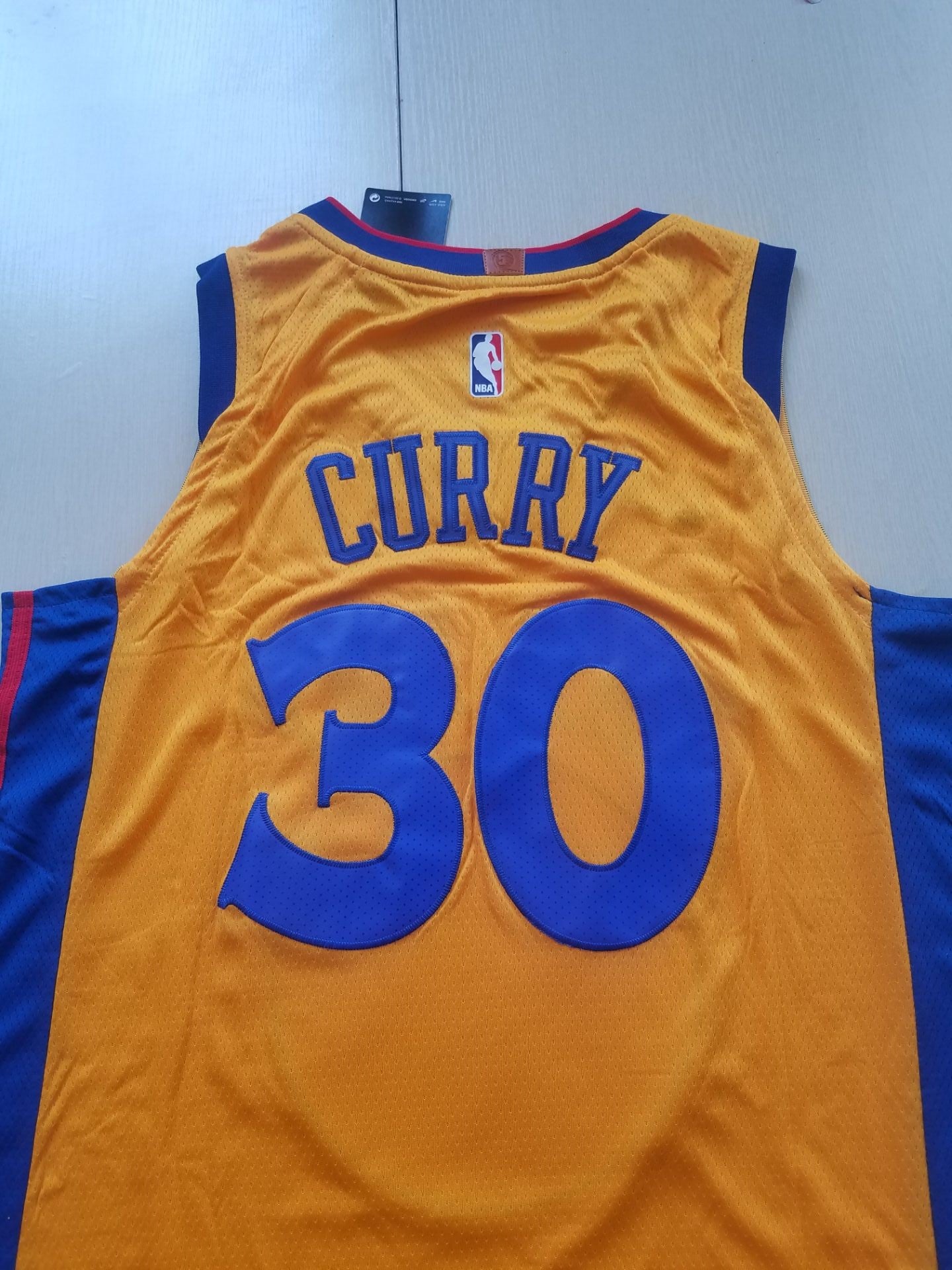 Men's Golden State Warriors Stephen Curry Yellow Replica Jersey - City Edition