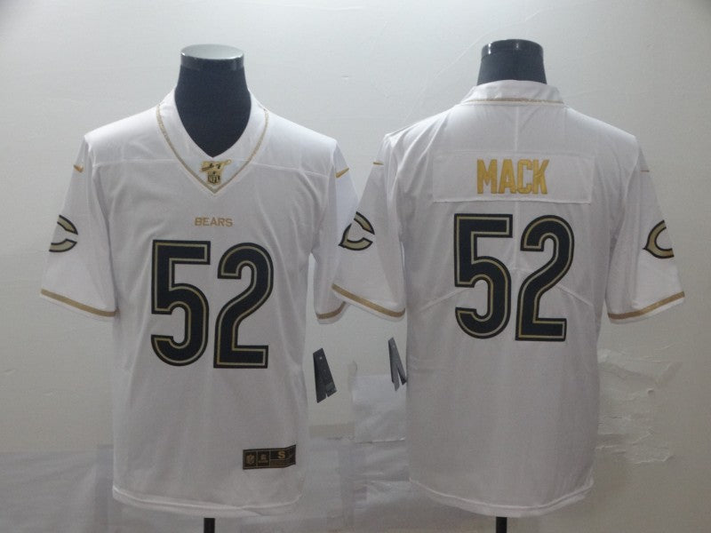 Men's Chicago Bears Khalil Mack #52 White Player Game Jersey