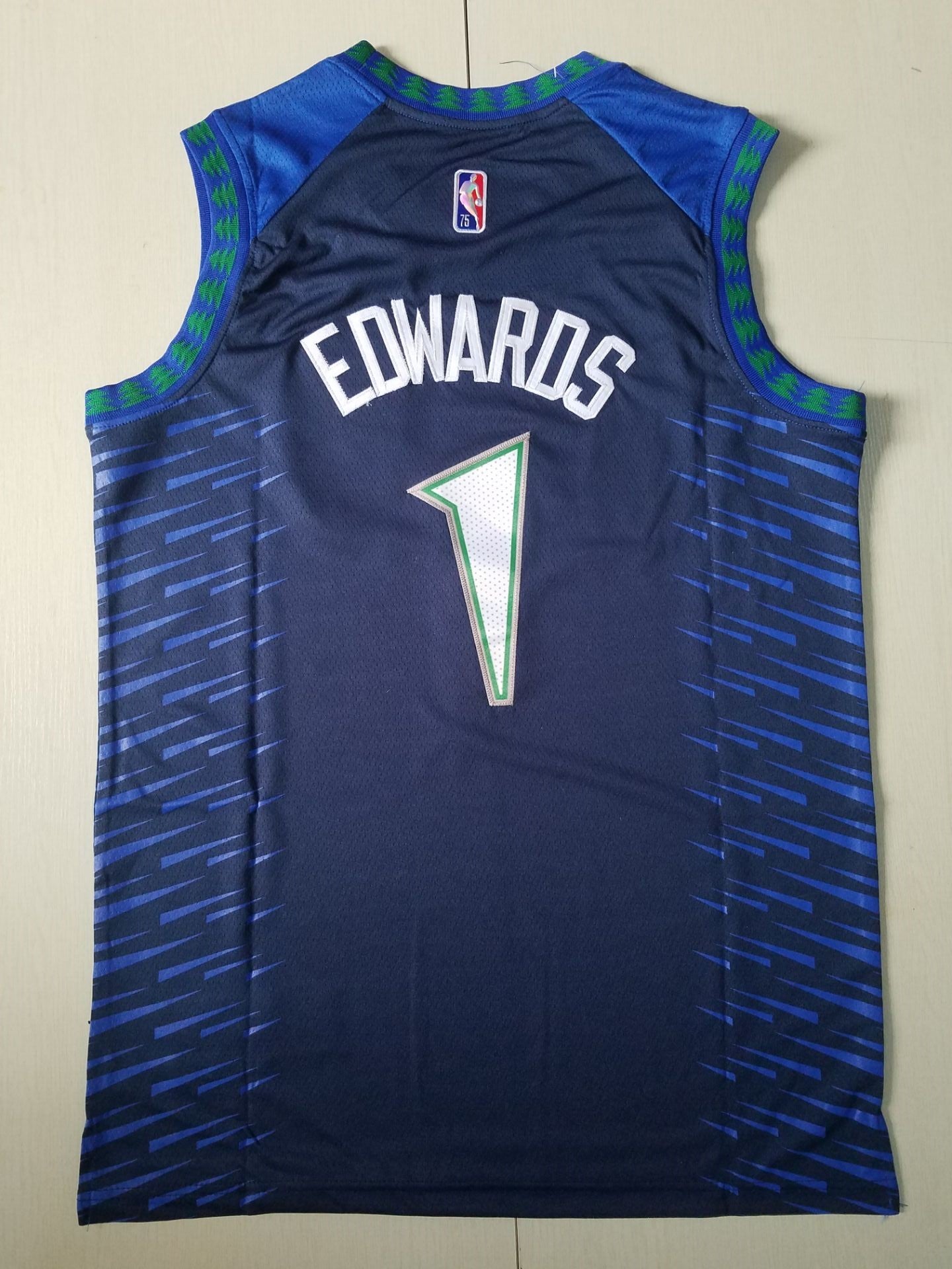 Men's Minnesota Timberwolves Anthony Edwards Blue/Navy Swingman Jersey