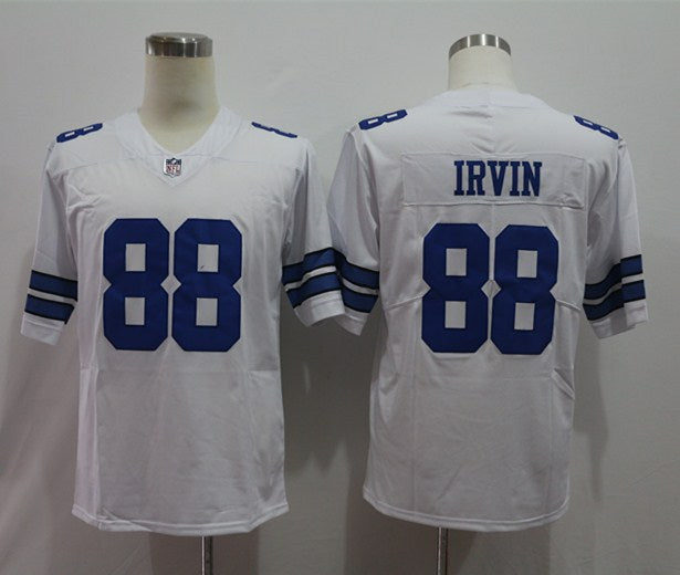 Men's Dallas Cowboys Michael Irvin #88 White Fashion Game Jersey