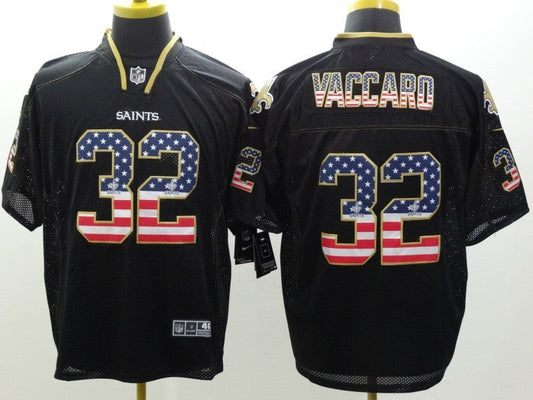 Men's New Orleans Saints Kenny Vaccaro #32 Black Player Game Jersey