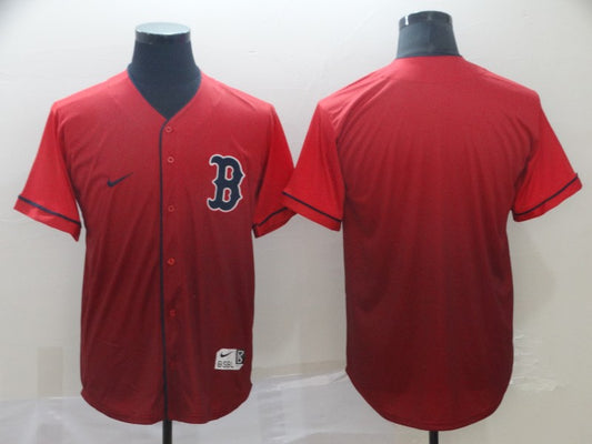 Men's Boston Red Sox Red Replica Blank Jersey