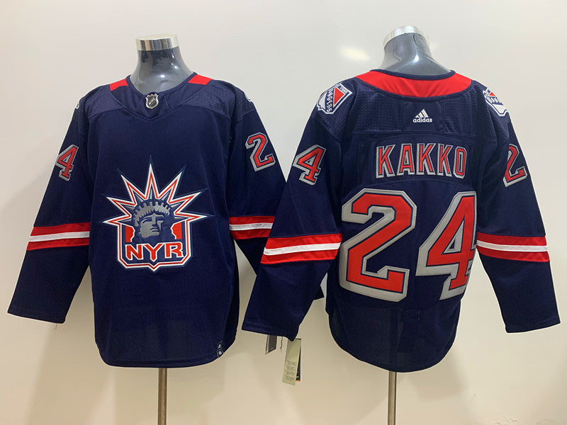 Men's New York Rangers Kaapo Kakko #24 Navy Player Jersey