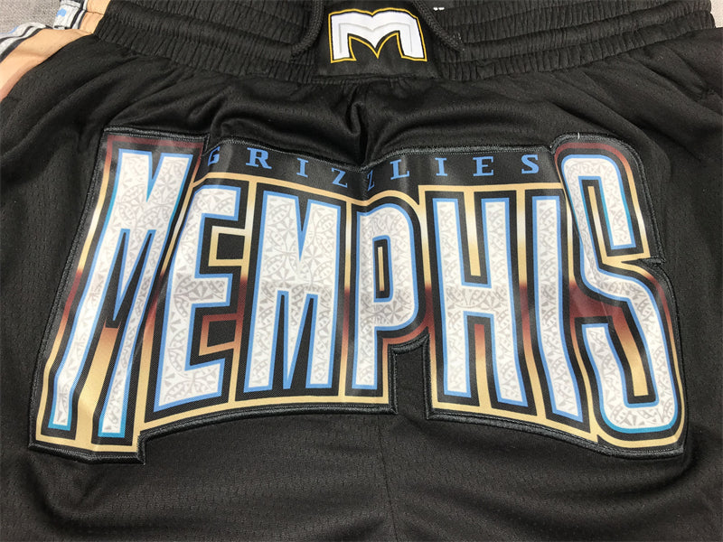 Men's Memphis Grizzlies Black 2022/23 City Edition Basketball Shorts