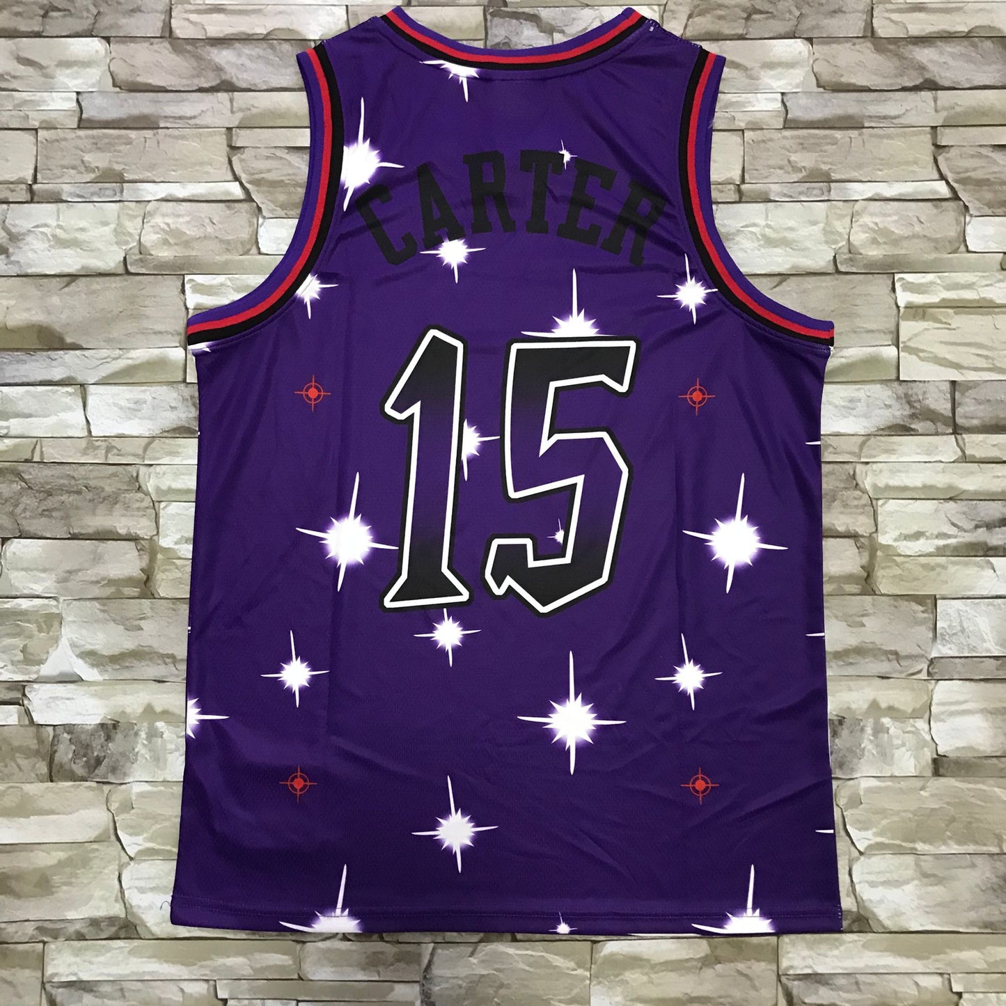 Men's Toronto Raptors Vince Carter Purple Hardwood Classics Swingman Jersey