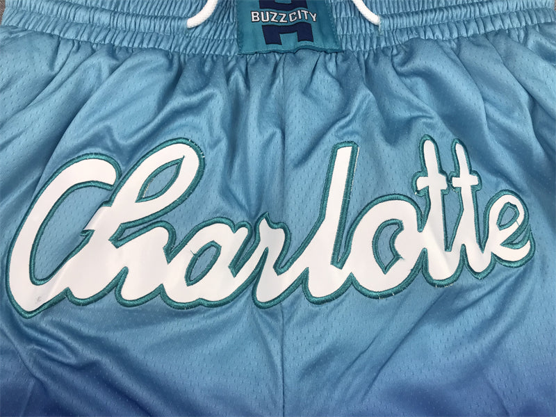 Men's Charlotte Hornets Blue City Edition Basketball Shorts