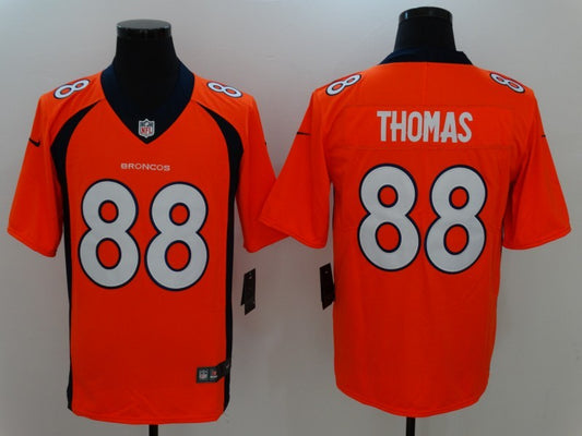 Men's Denver Broncos Demaryius Thomas #88 Orange Game Jersey