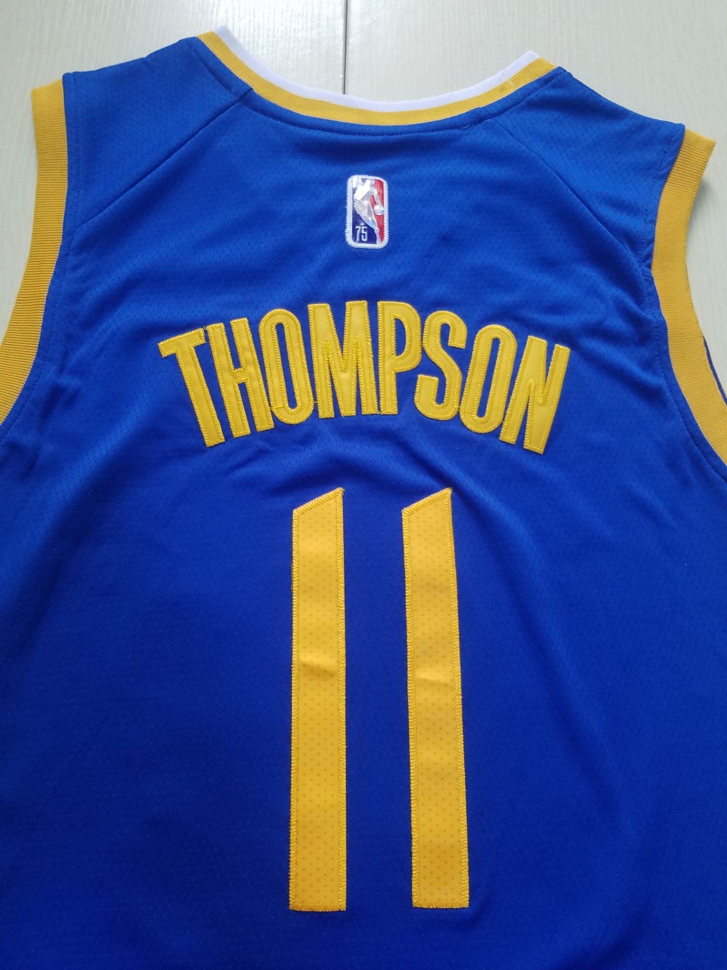 Men's Golden State Warriors Klay Thompson #11 Blue 2020/21 Swingman Jersey