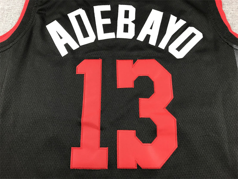 Men's Miami Heat Bam Adebayo #13 Black 2023/24 Swingman Jersey - City Edition